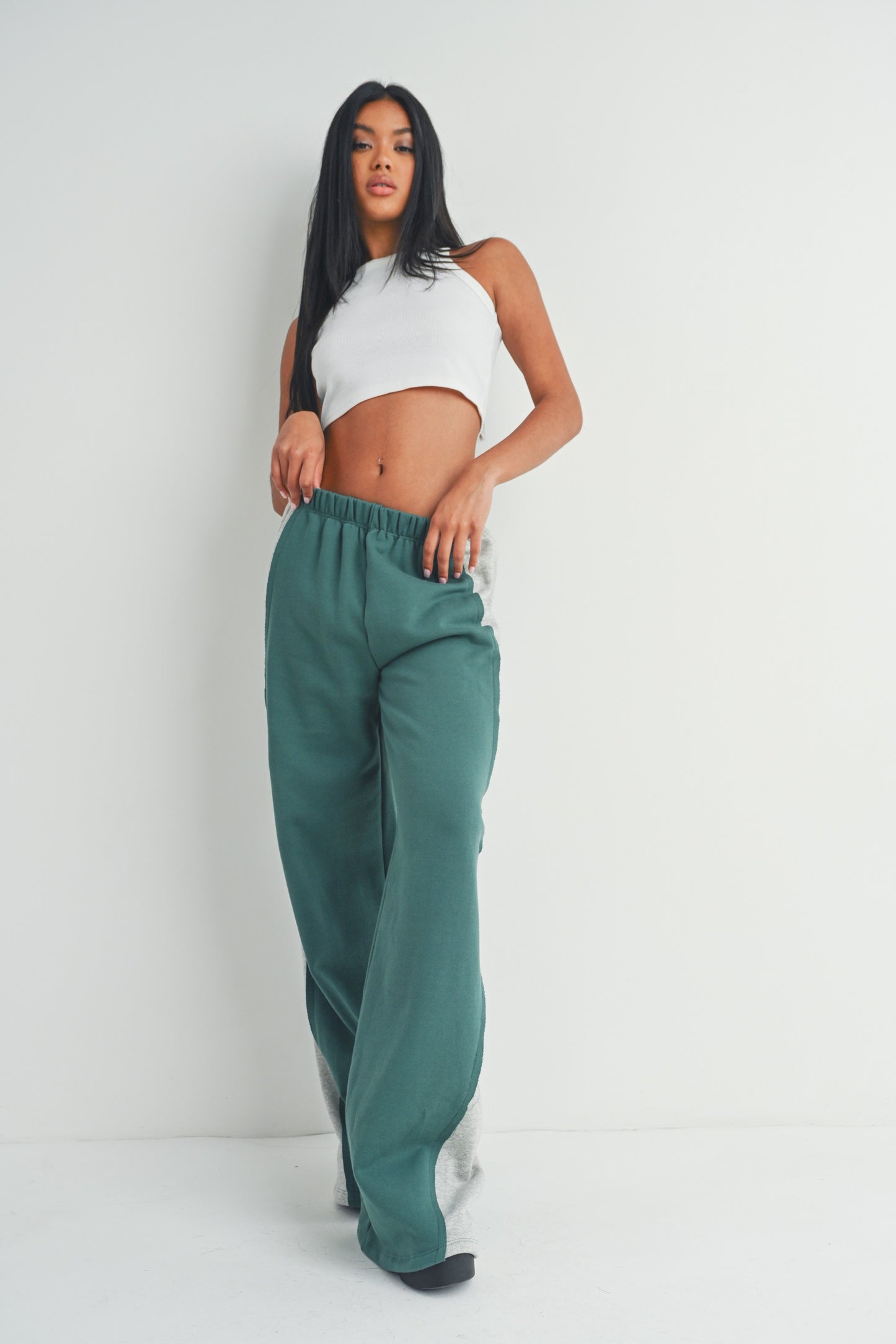 Elastic Waist Jogger Sweatpants