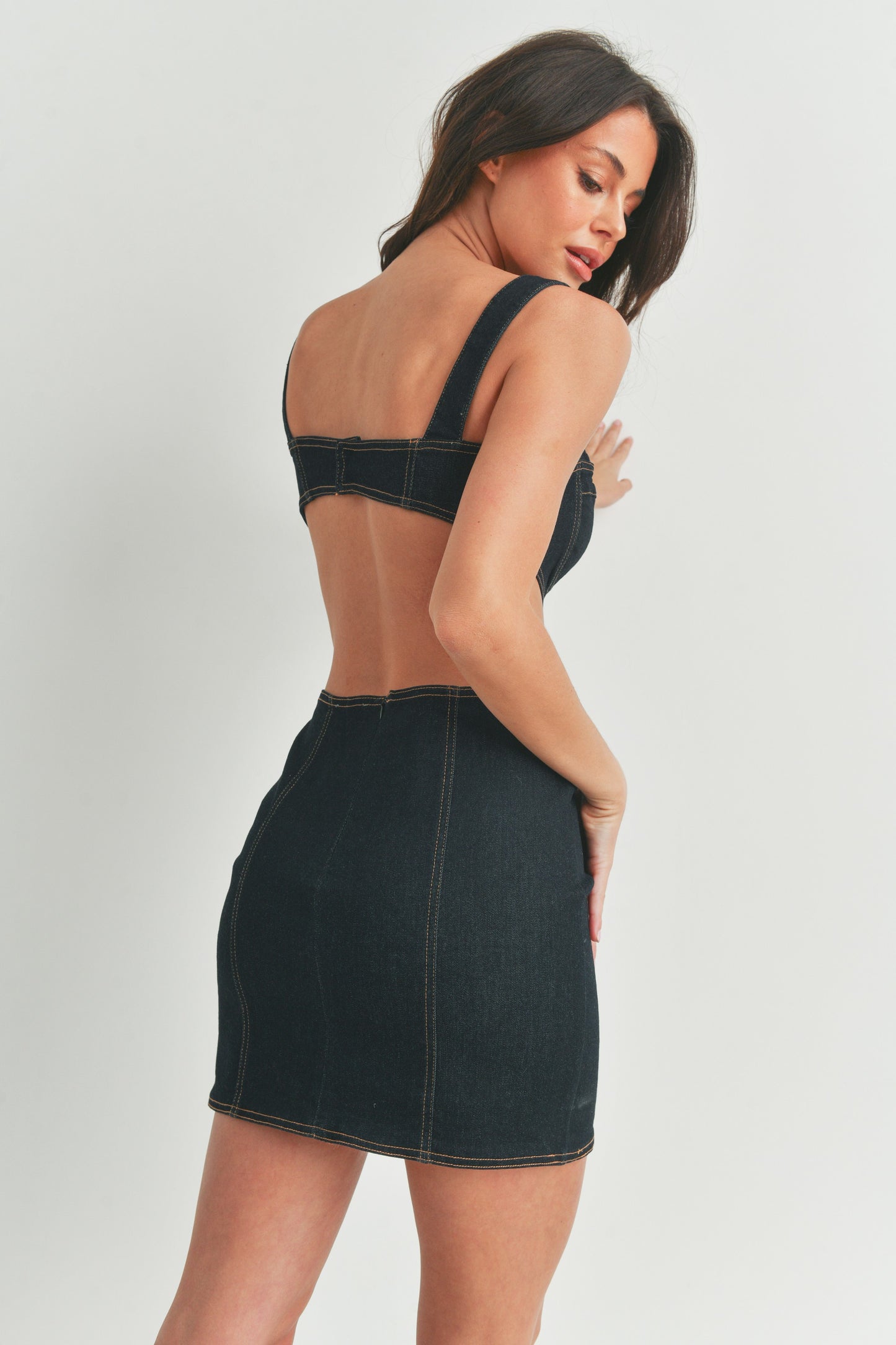 Casual Denim Mini Dress