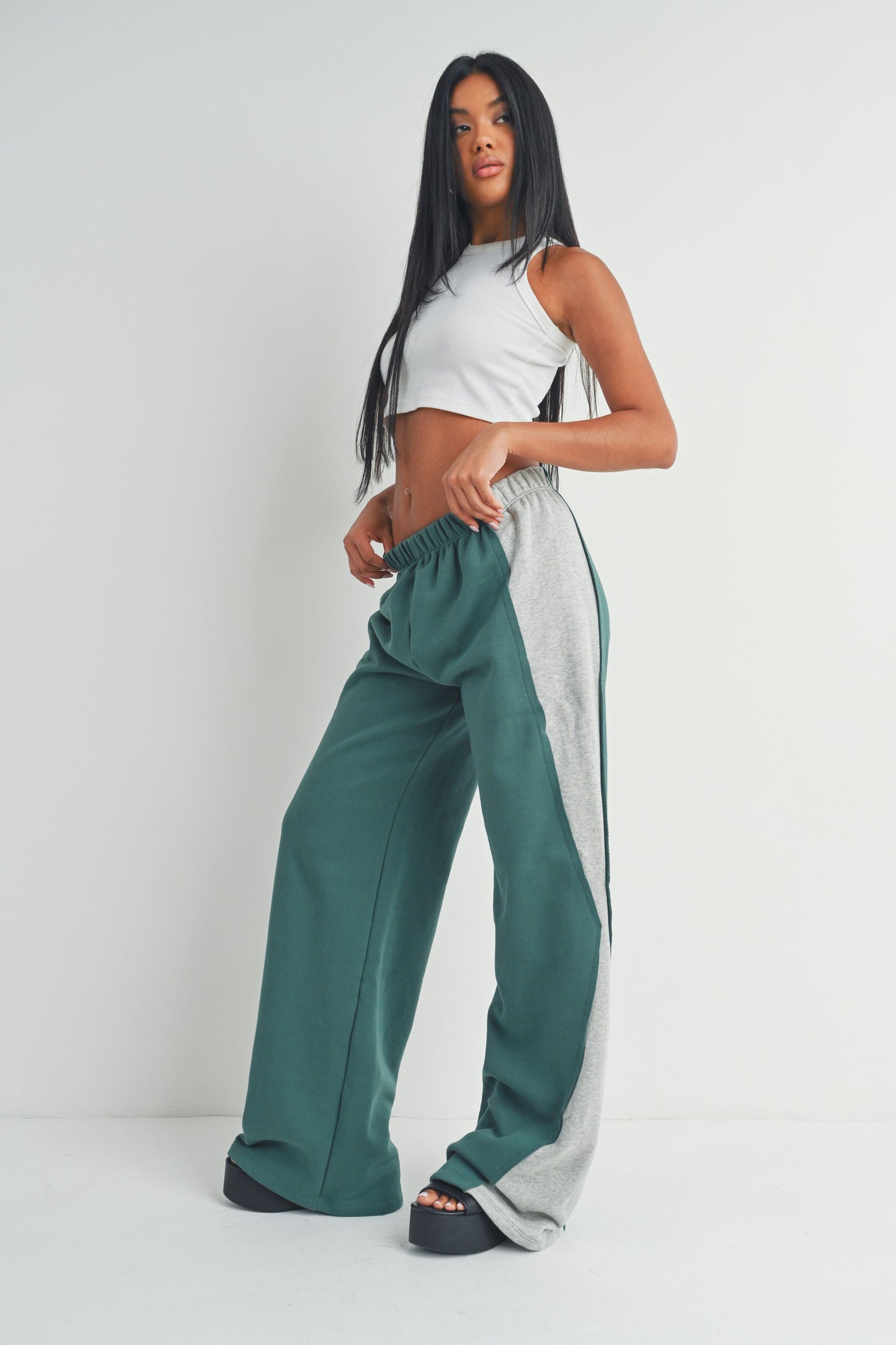 Elastic Waist Jogger Sweatpants