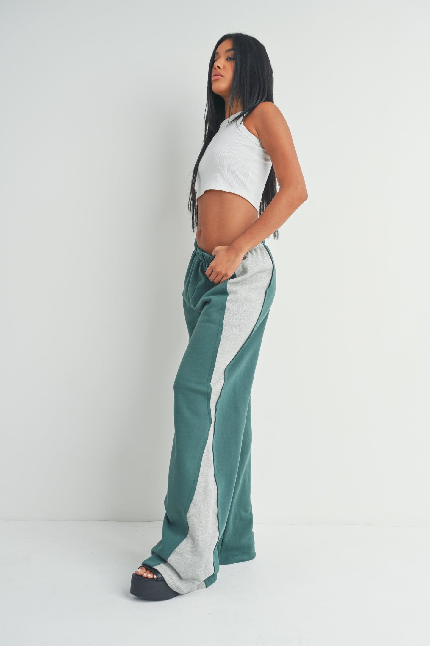 Elastic Waist Jogger Sweatpants