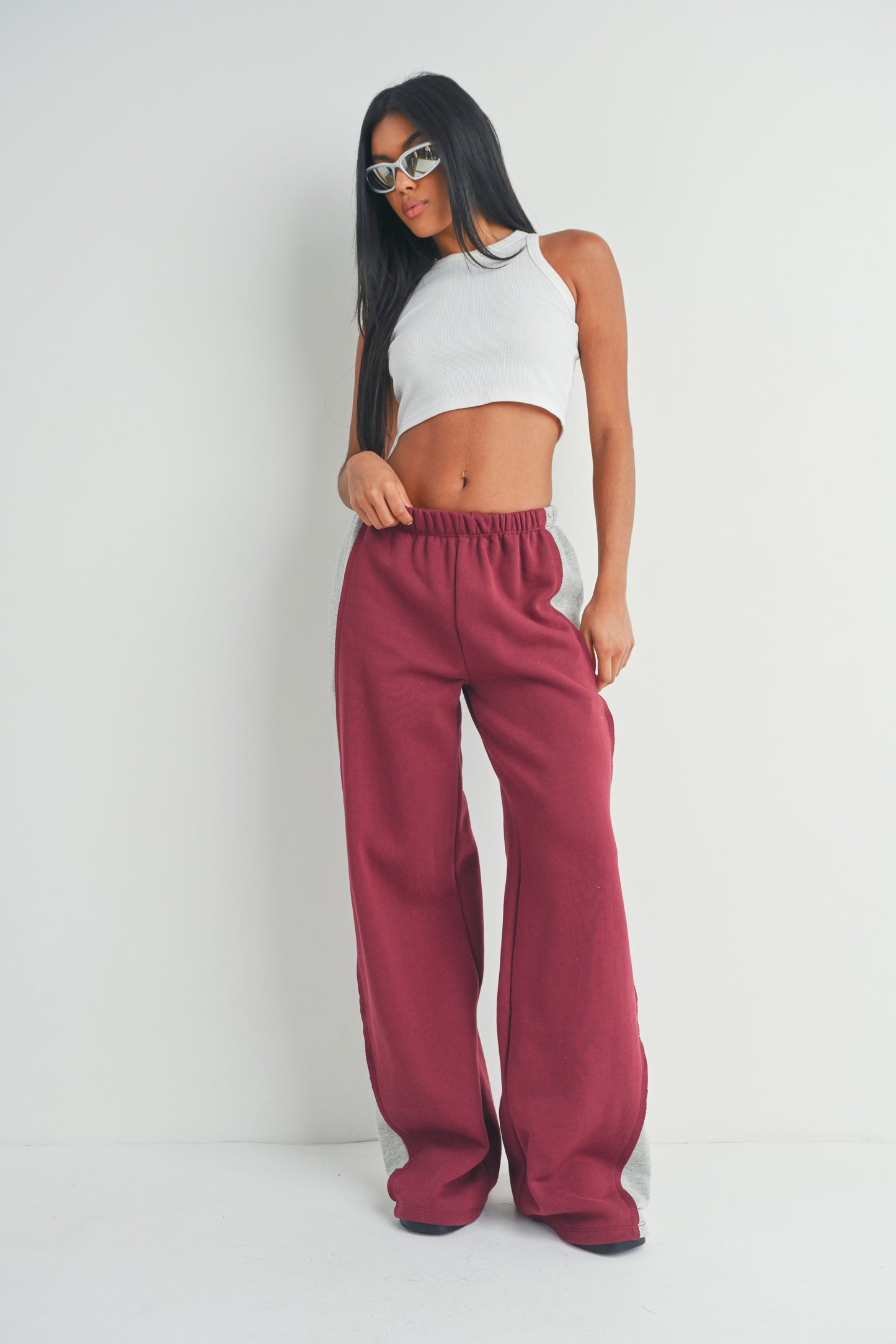 Elastic Waist Jogger Sweatpants