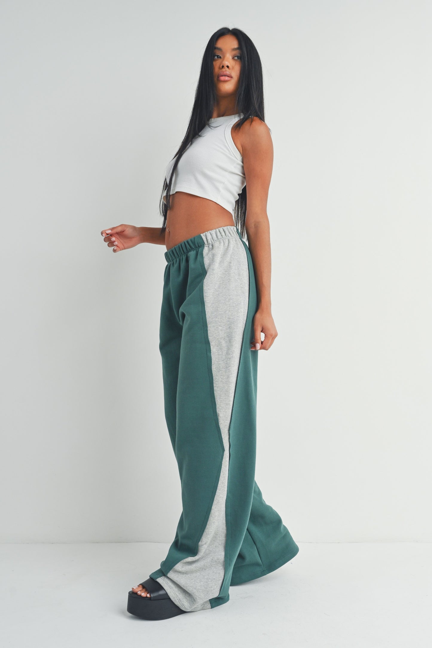 Elastic Waist Jogger Sweatpants