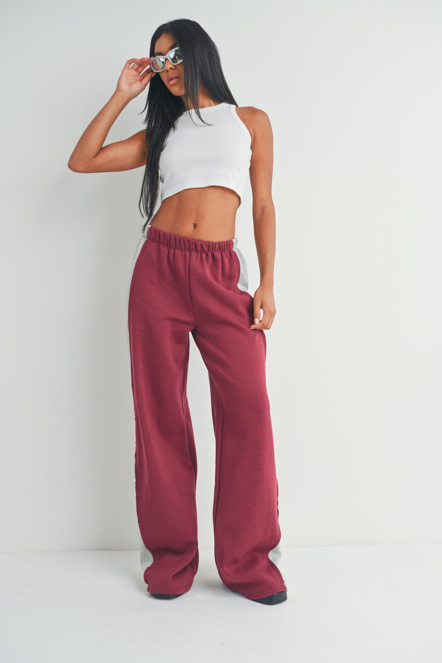 Elastic Waist Jogger Sweatpants