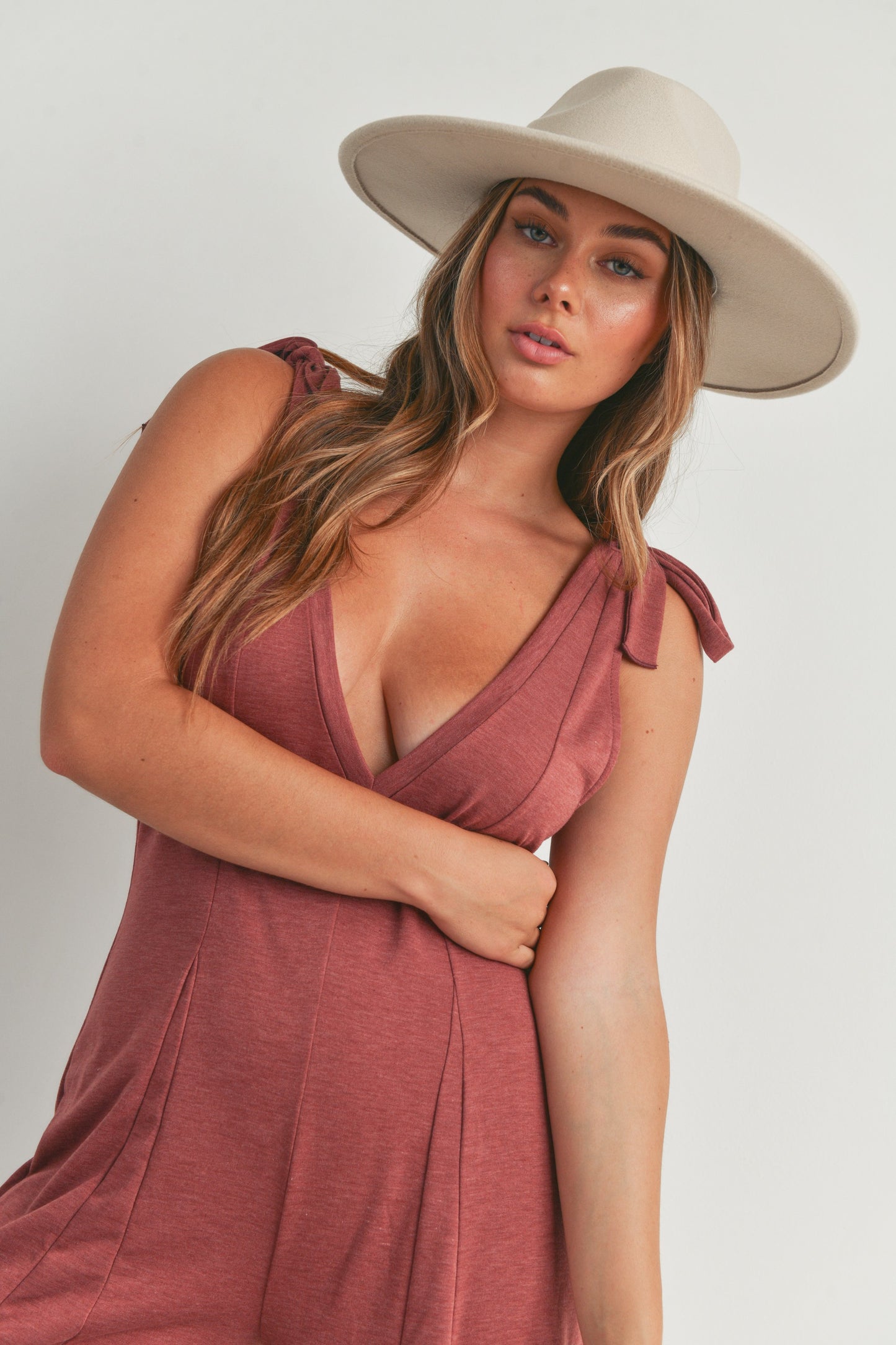 Sleeveless Overall One Piece Jumpsuit